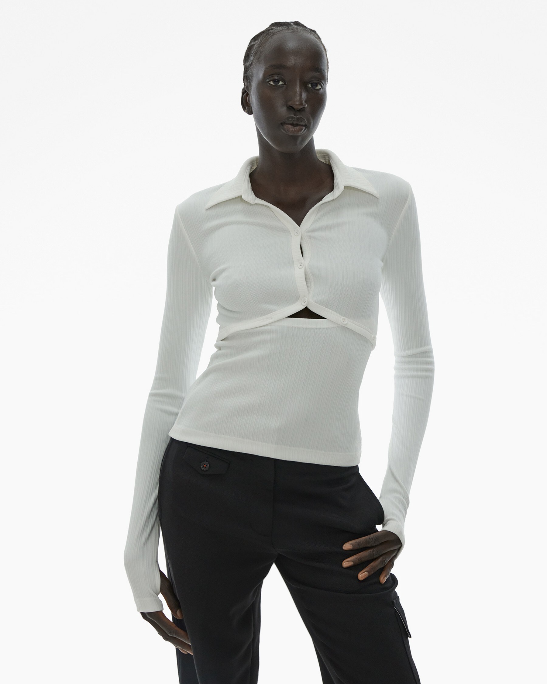 CUT-OUT POLO TOP - 3