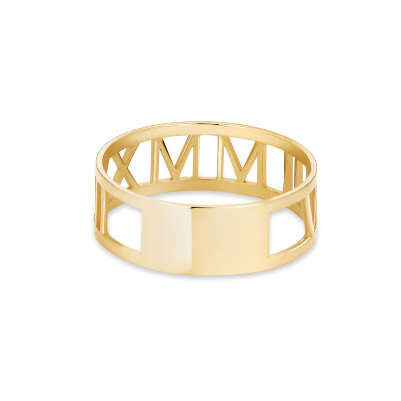 Roman Numeral Ring 4