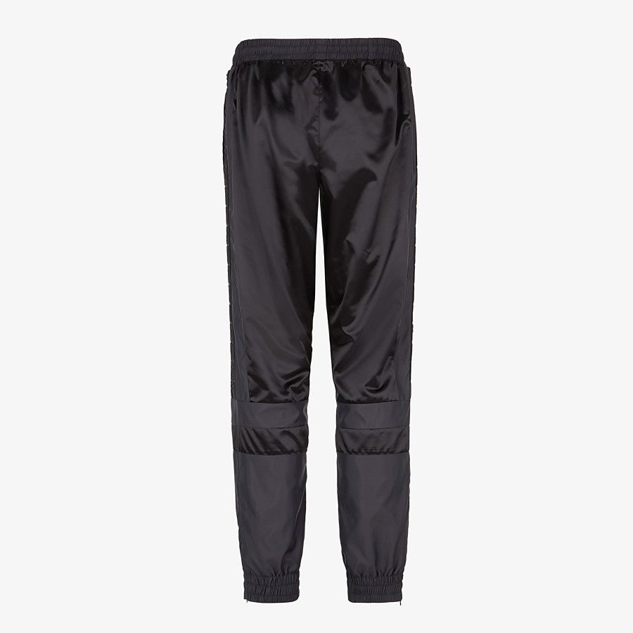 Black tech satin pants - 2