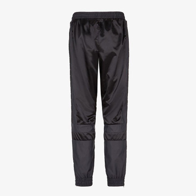 FENDI Black tech satin pants outlook