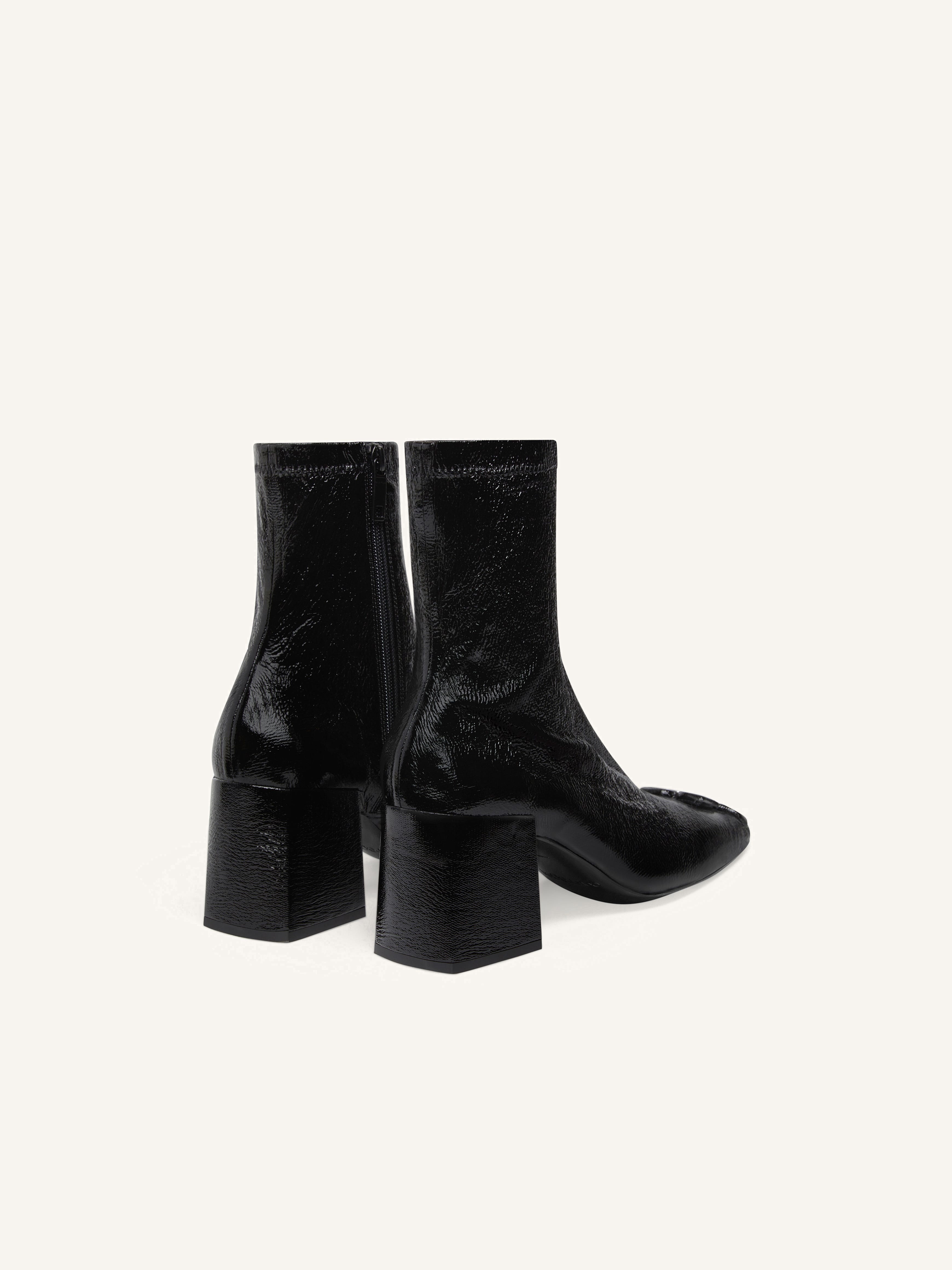 REEDITION VINYL ANKLE BOOTS - 3