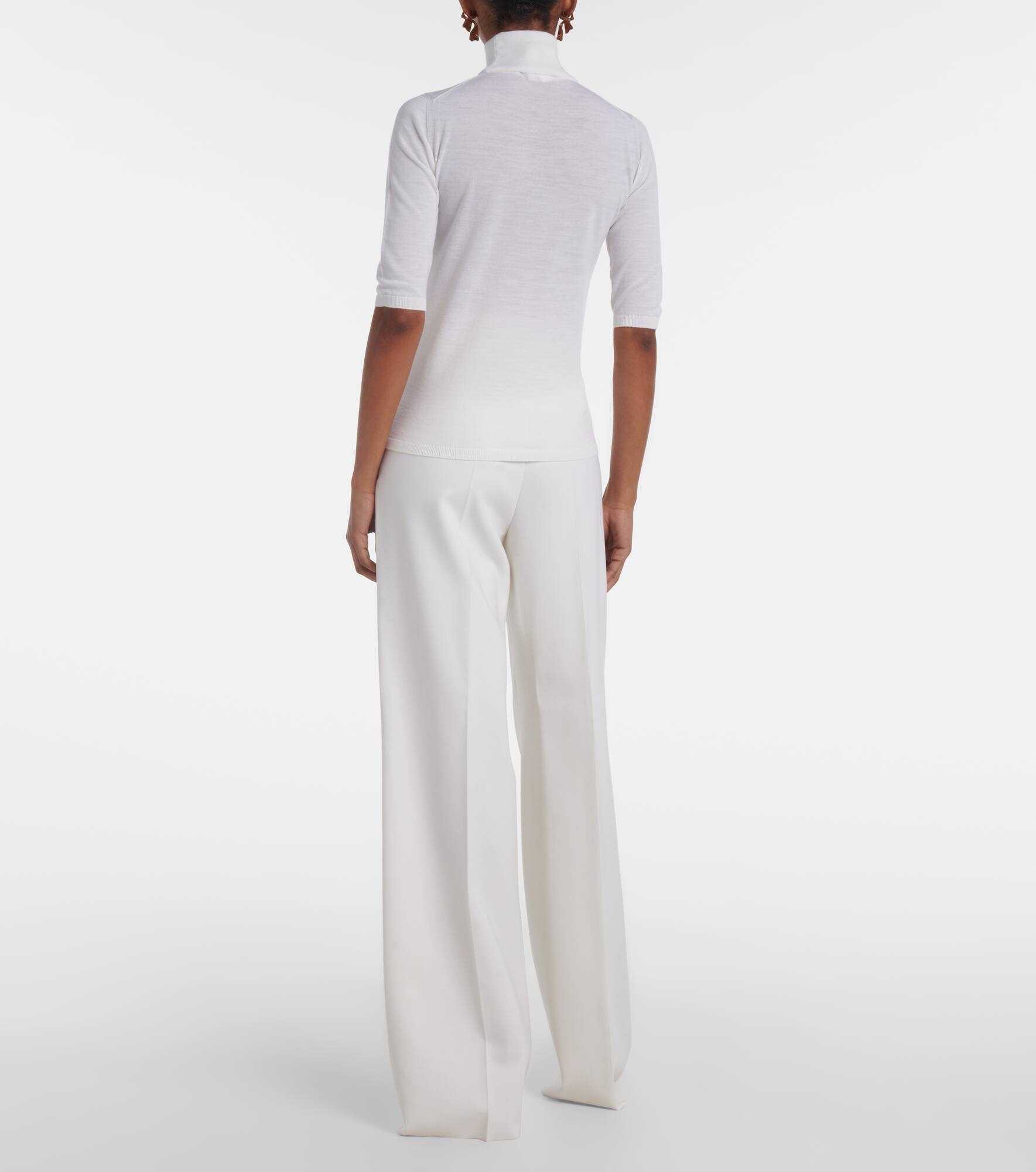 Cecina virgin wool turtleneck top - 3