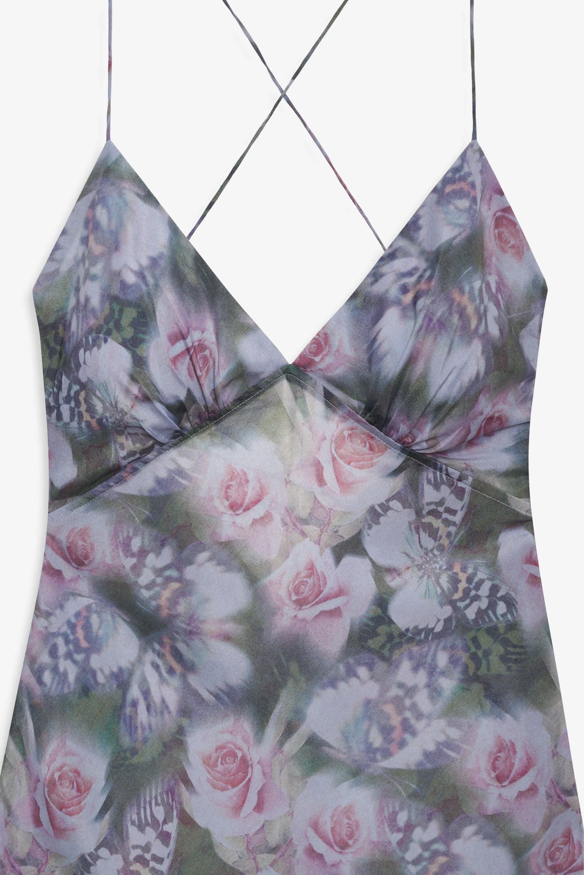 For Love & Lemons Elea Maxi Dress - CD3468-FA25-PURPLE | REVERSIBLE