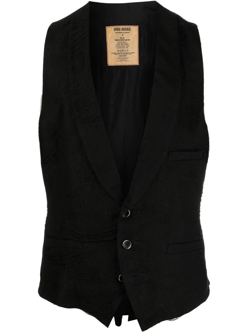 button-up fitted waistcoat - 1