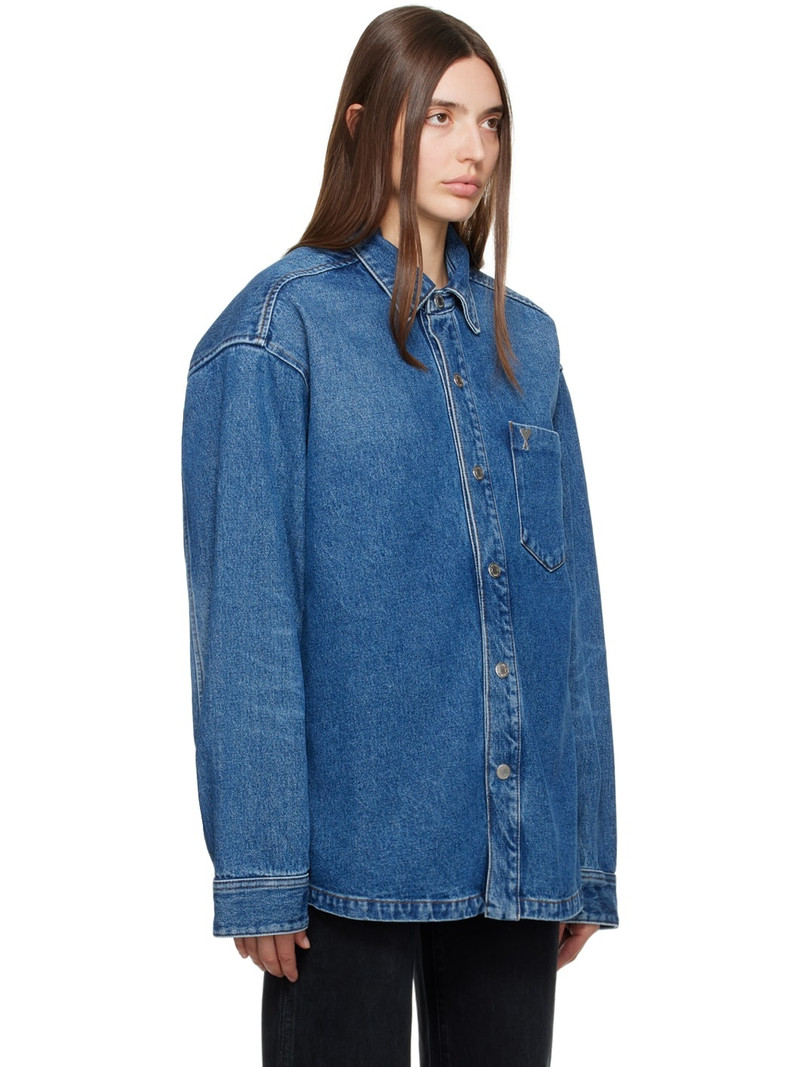 Indigo Ami de Cœur Denim Shirt 2