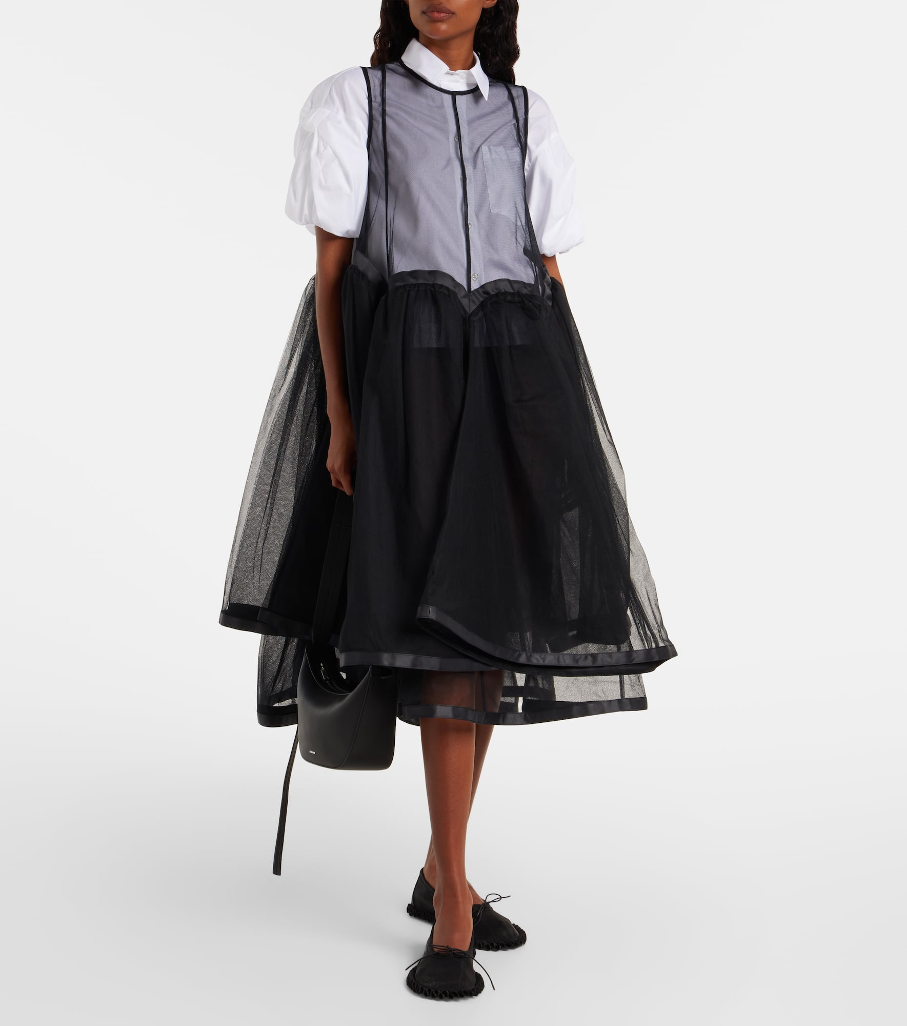 Tulle midi dress - 2