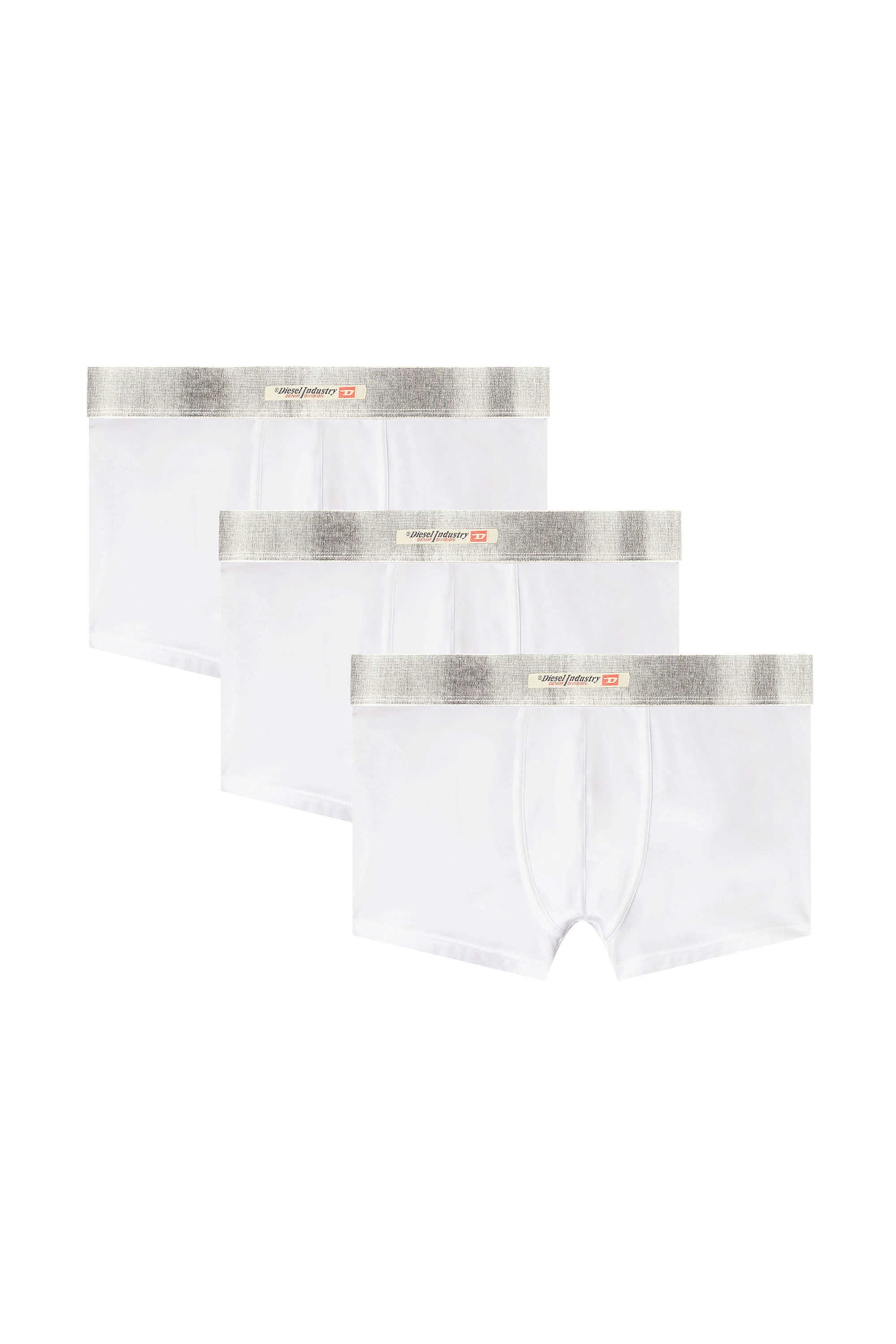 THREE-PACK OF STRETCH COTTON BOXER BRIEFS WITH SATIN WAISTBAND - 1