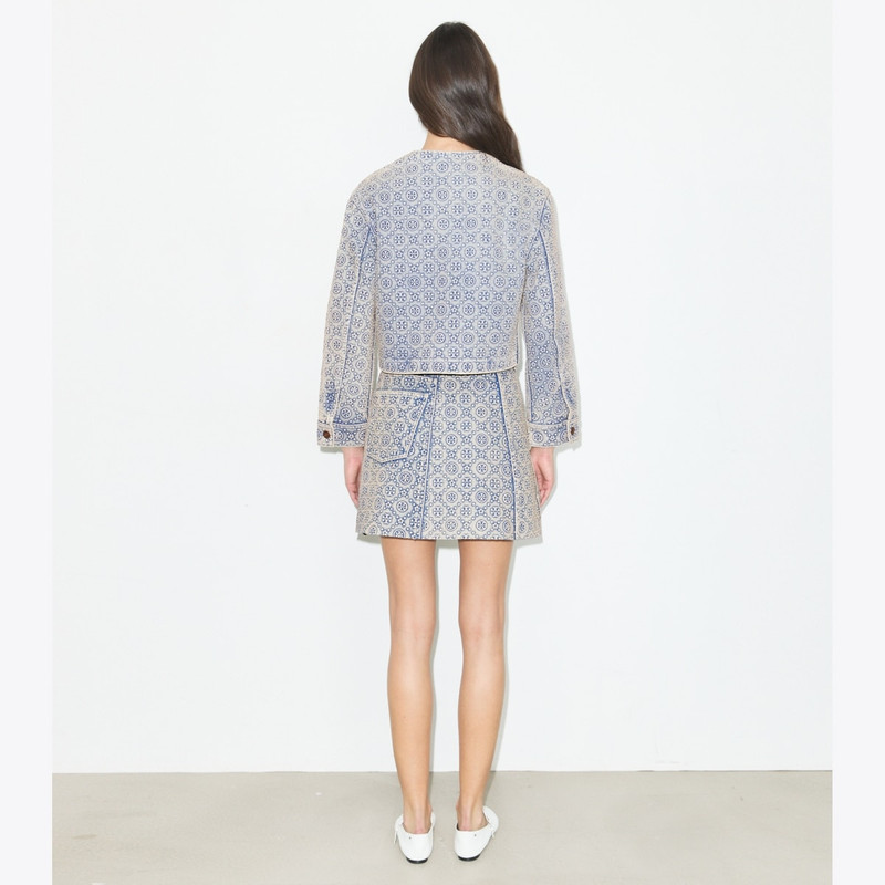T Monogram Denim Jacket 3