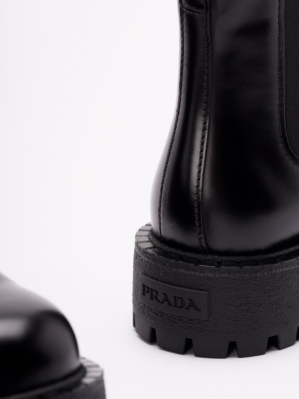 Prada Men Leather Chelsea Boots - 5