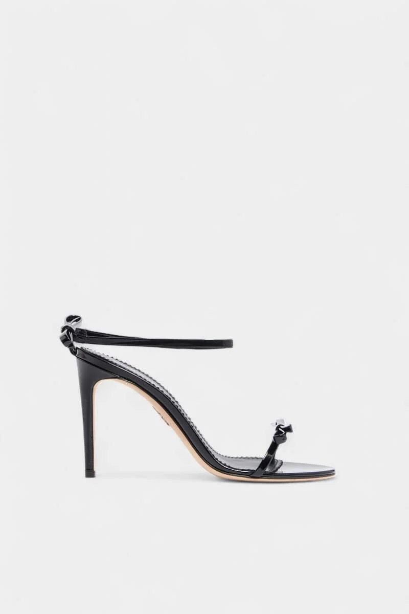 BOW HEELED SANDALS - 1