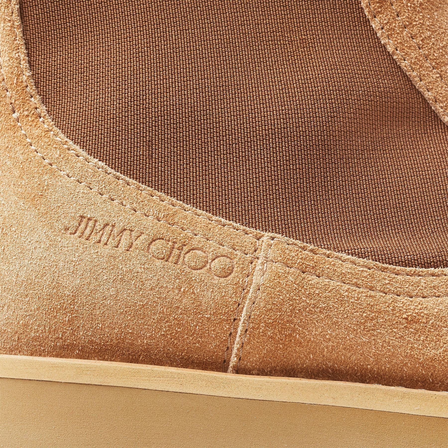 Clayton Flat
Caramel Soft Suede Ankle Boots with Crystal Embellishment - 4