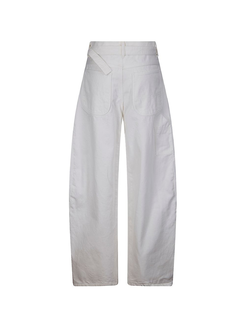 sacai belted denim trousers outlook