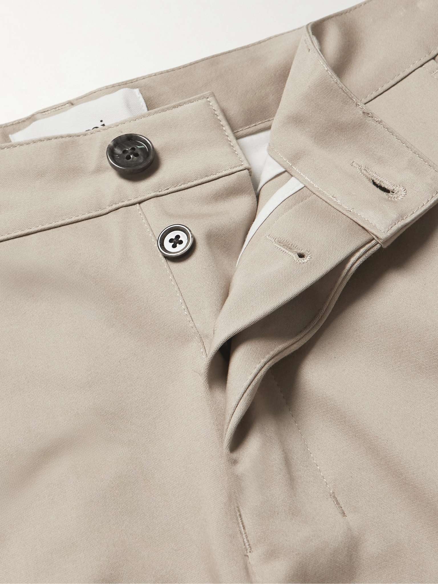 Straight-Leg Cotton-Sateen Chinos - 3