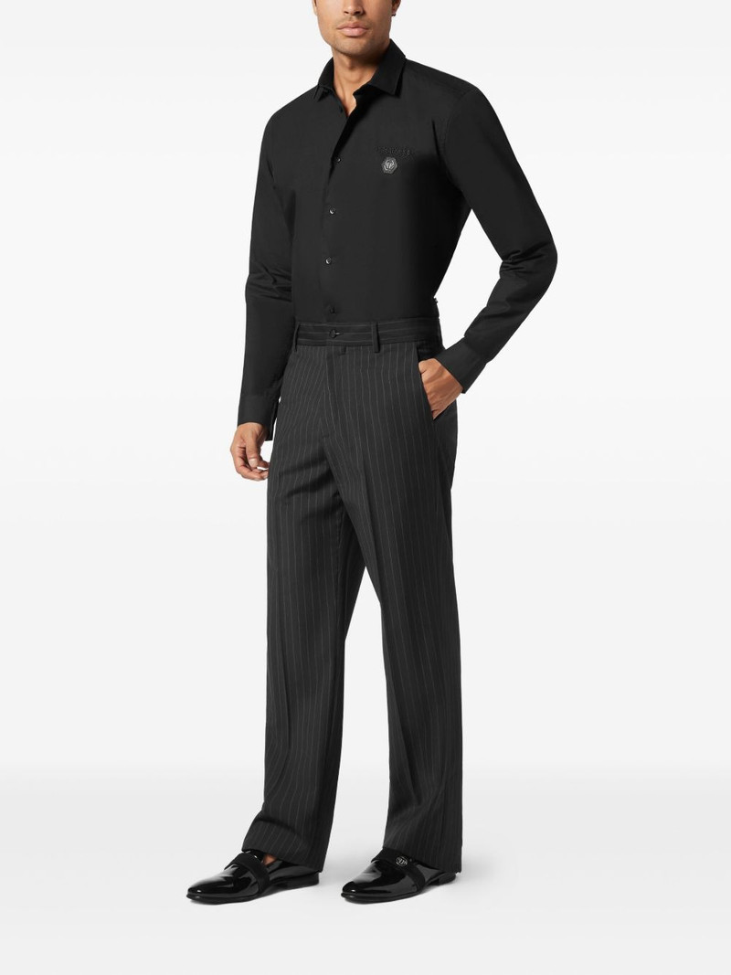 PHILIPP PLEIN pinstripe trousers outlook