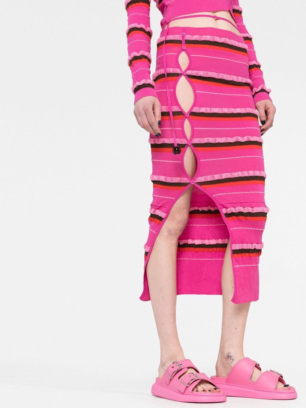 La jupe maille Concha midi skirt - 5