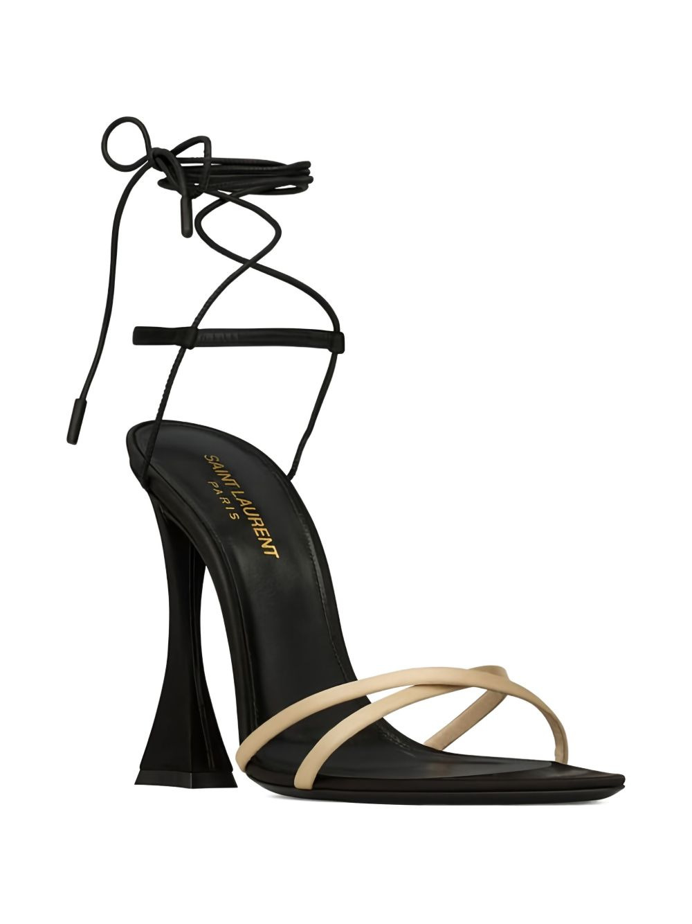 110mm Liza lace-up sculpted-heel sandals - 2