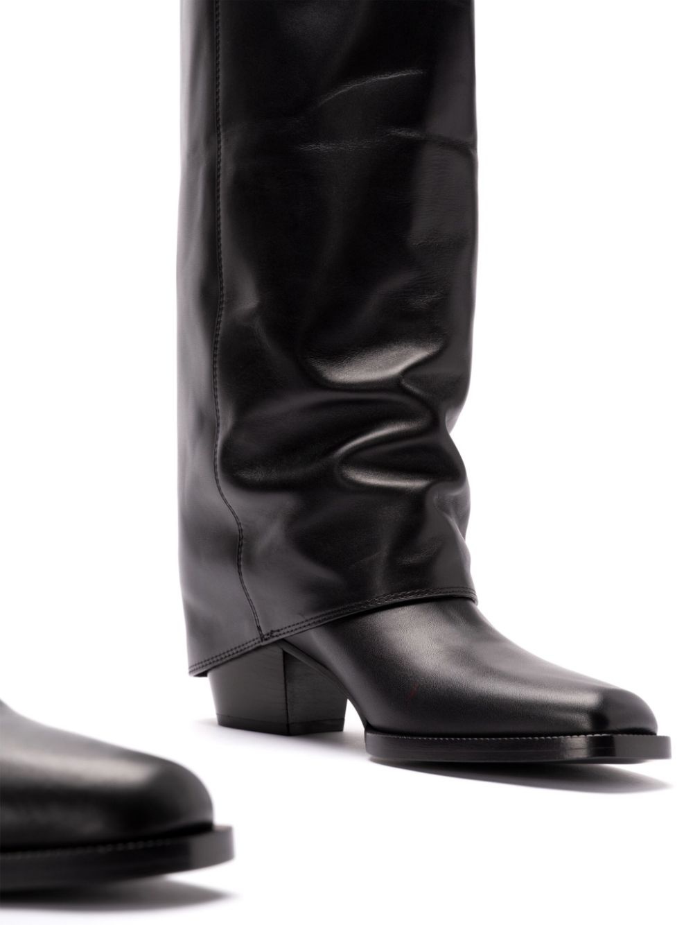 Show leather boots - 5