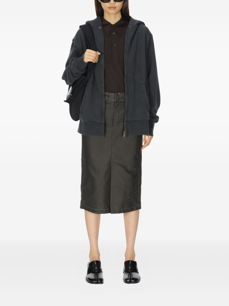 Maison Margiela pocket pencil midi skirt outlook