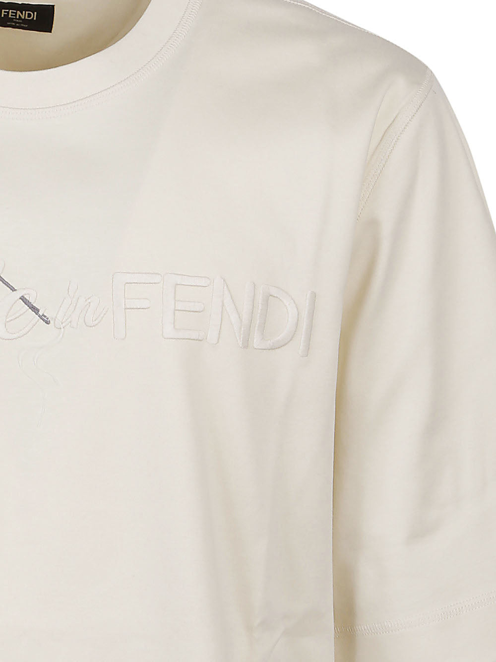 Fendi Men Cotton T-Shirt - 3
