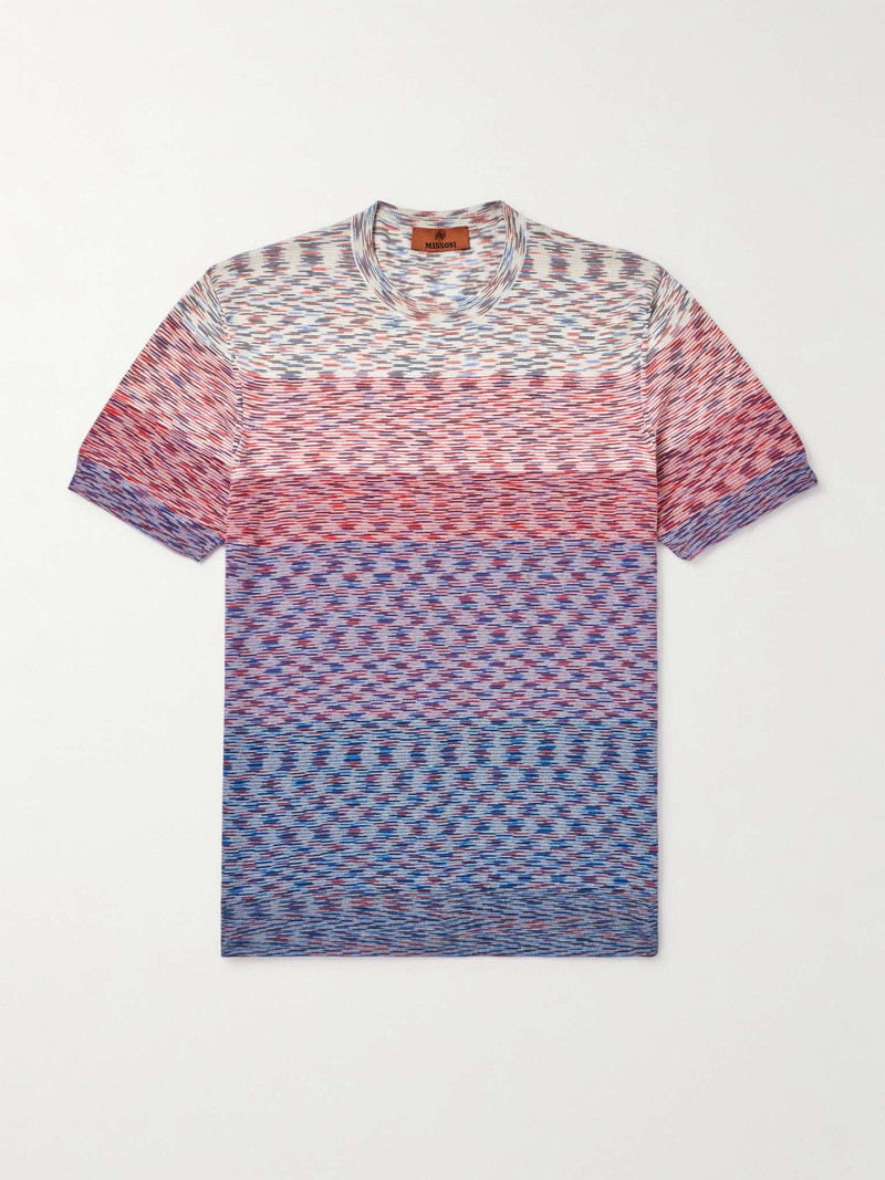 Space-Dyed Dégradé Cotton T-Shirt 1