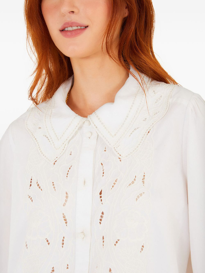 button-fastening blouse 5