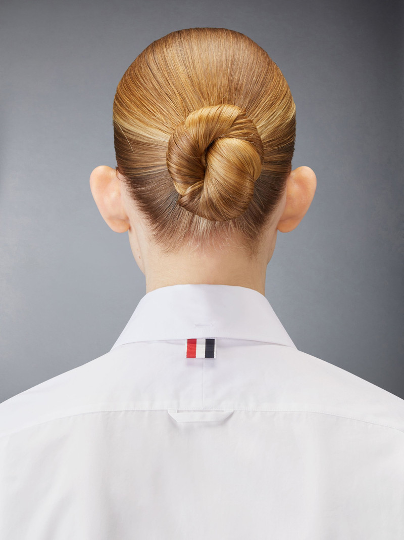 Poplin Pleated Easy Fit Shirt 4