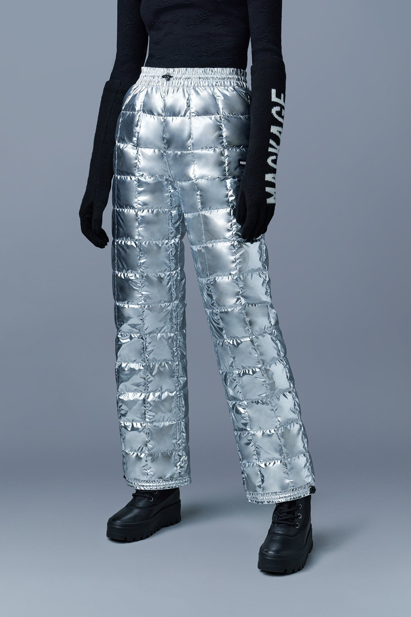 AERYN down metallic sweatpants 5