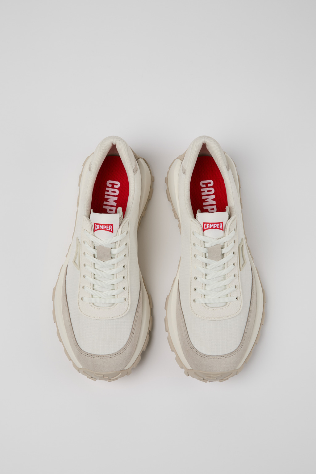 Multicolor Textile and Nubuck Sneakers for Men. - 4
