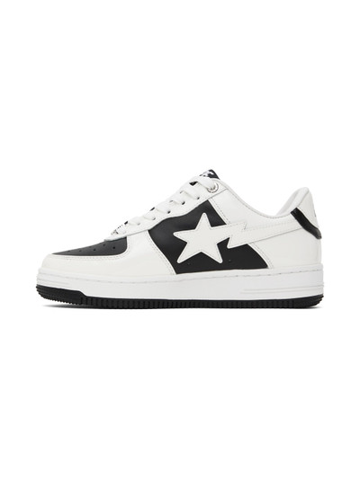 A BATHING APE® White & Black STA #6 Sneakers outlook