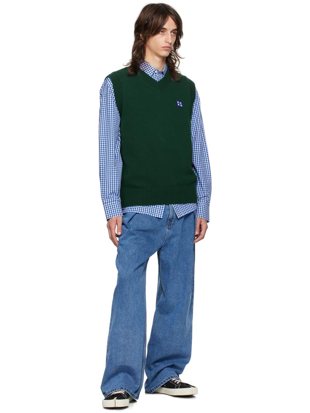 Blue TRS Tag Jeans - 4