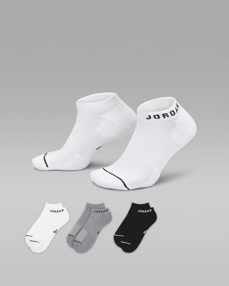 Jordan Everyday No-Show Socks (3 Pairs) 1