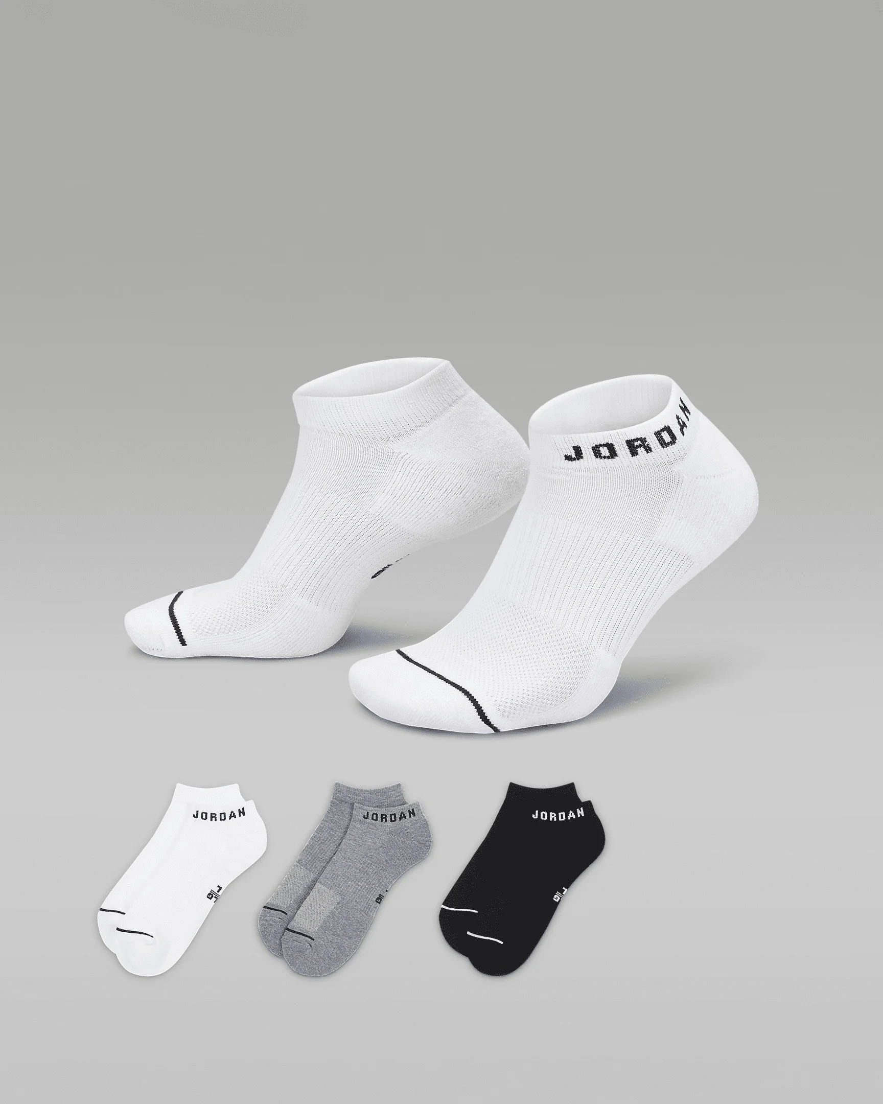 Jordan Everyday No-Show Socks (3 Pairs) - 1