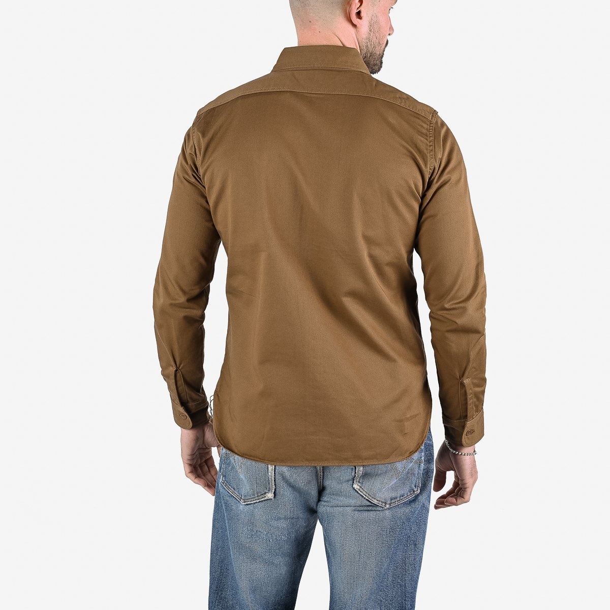 7oz Chino Work Shirt - Brown - 3
