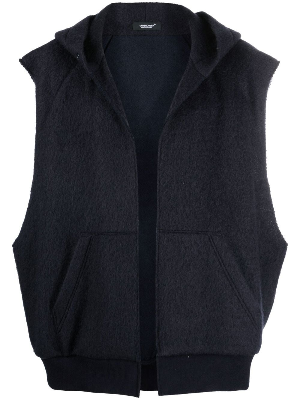 open-front hooded gilet - 1