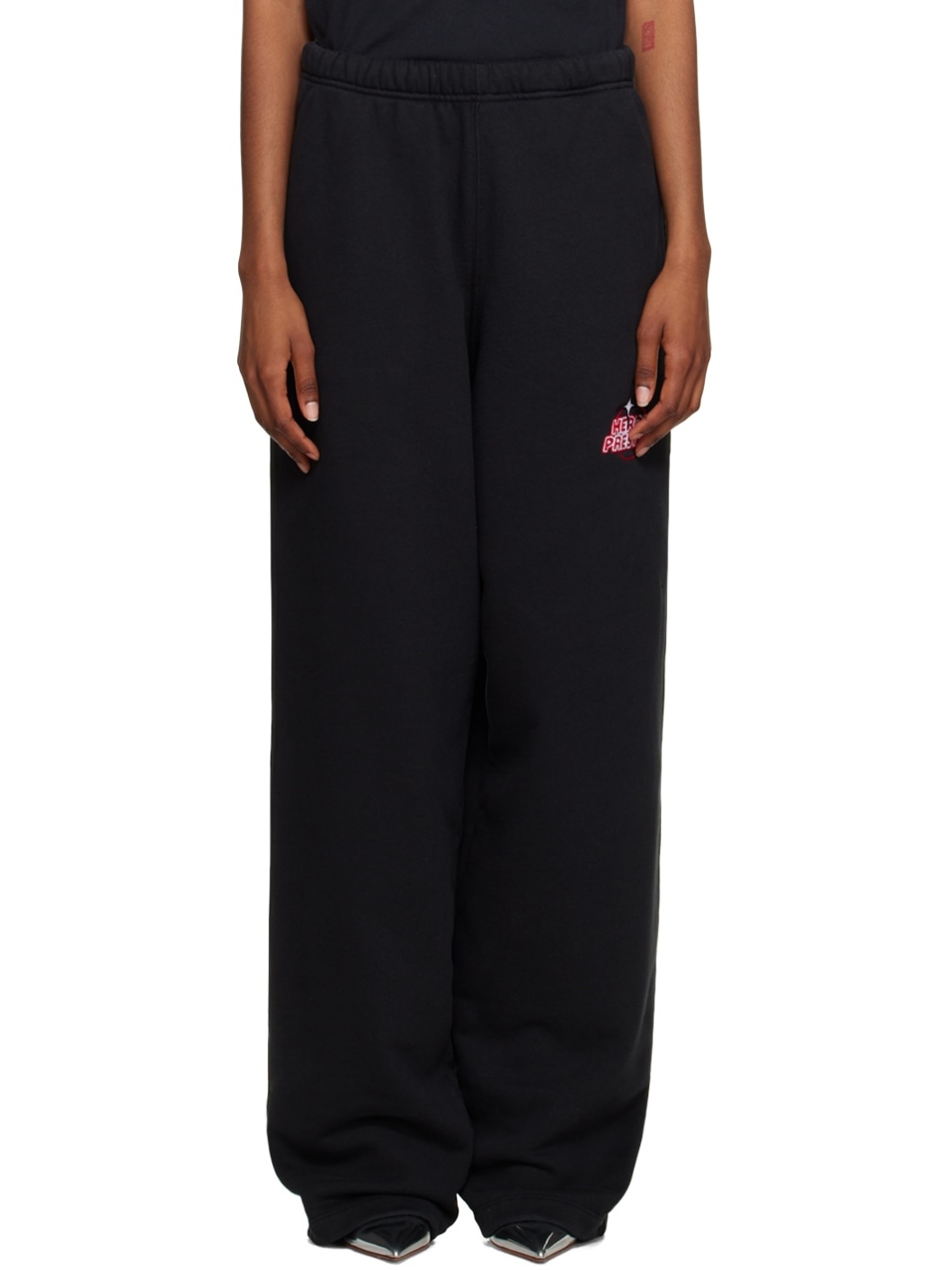 Black Sponsor Sweatpants - 1