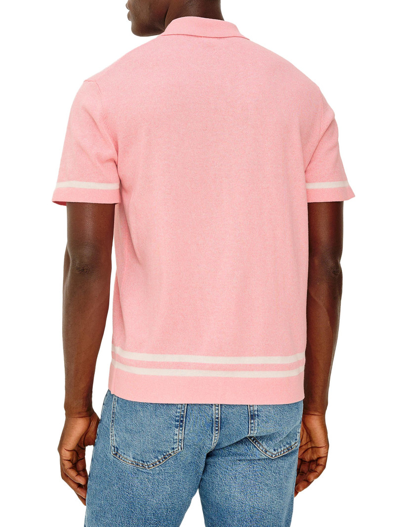 Men's Leo Cotton-Blend Shirt - Rose Melange 5