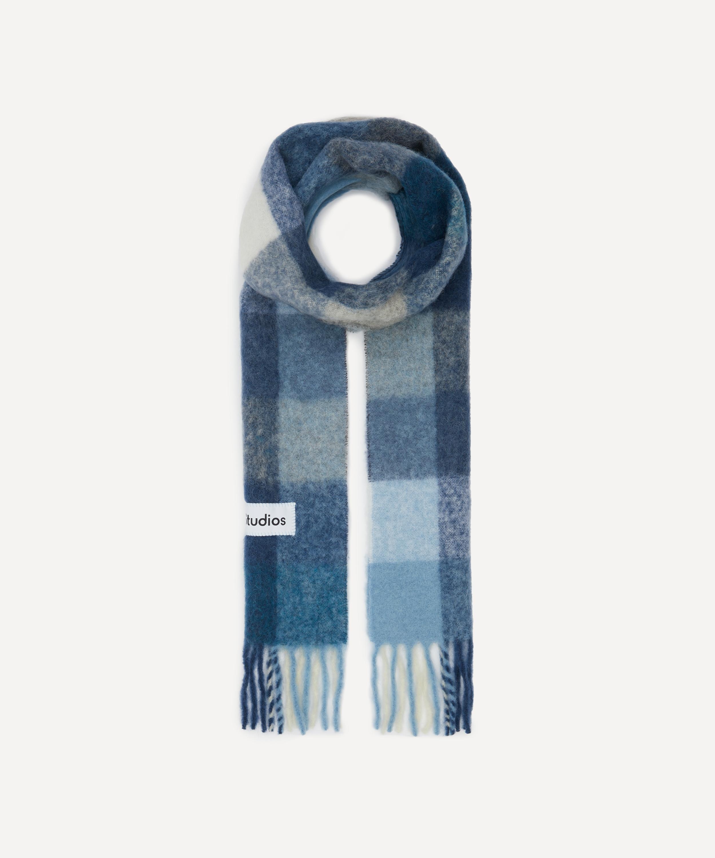Mohair Checked Scarf - 2