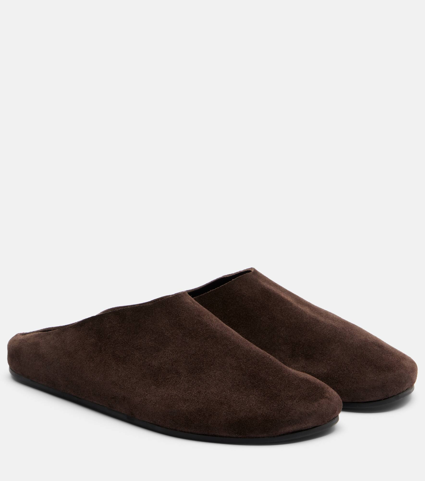 Hudson suede mules - 1