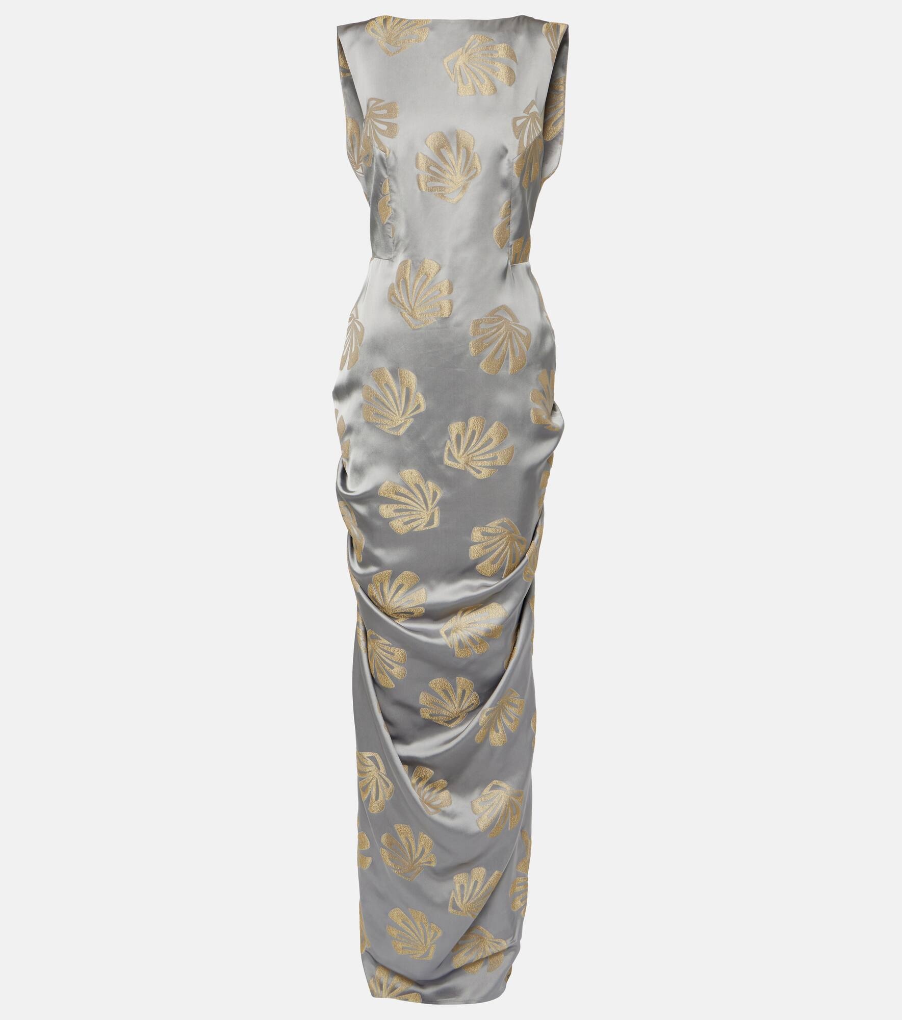 Printed gown - 1
