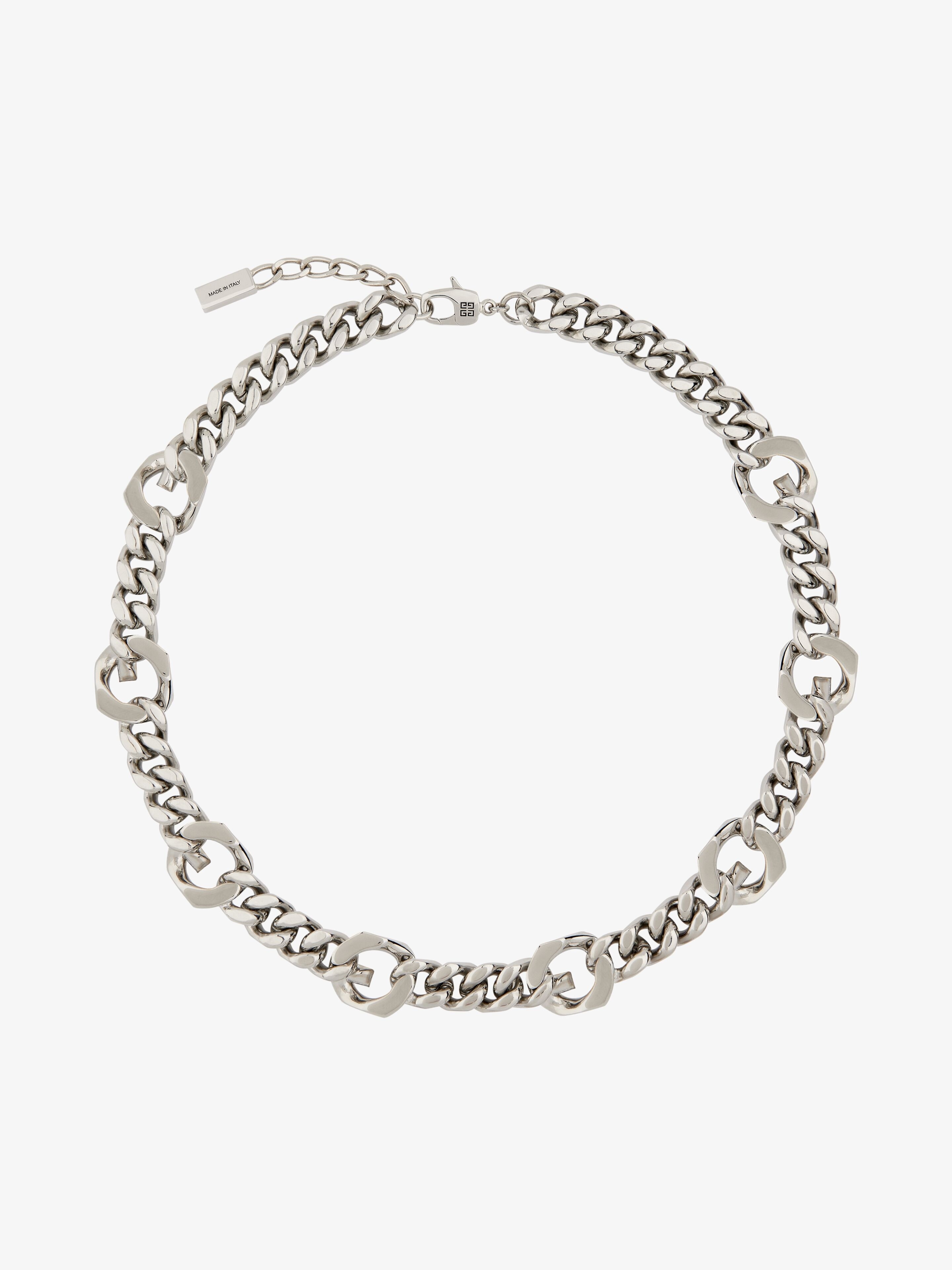 Givenchy White G Cube Necklace
