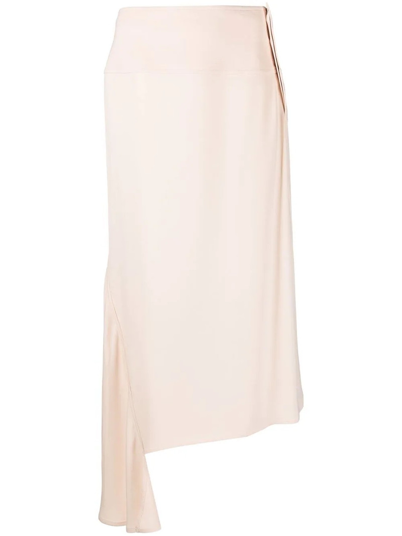 high-waisted asymmetric skirt 1