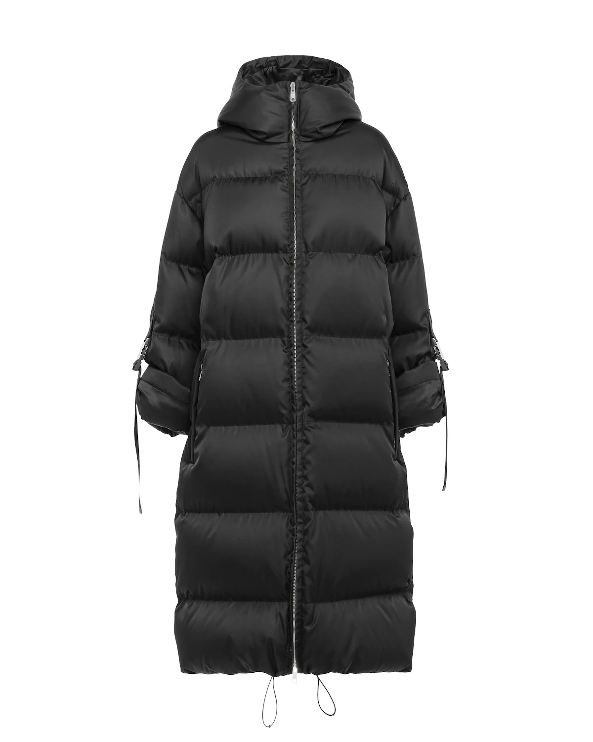 Re-Nylon gabardine puffer coat - 1