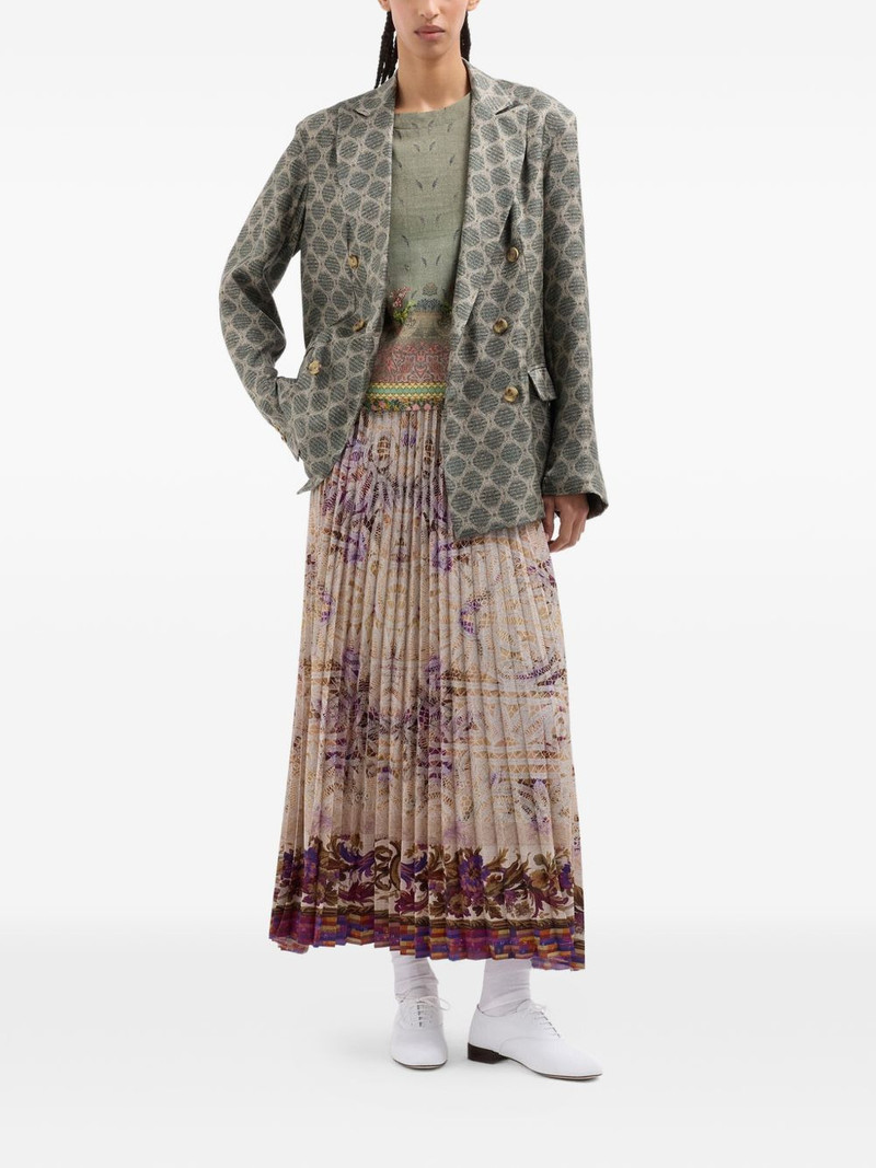 Pierre-Louis Mascia Ceto pleated maxi skirt outlook