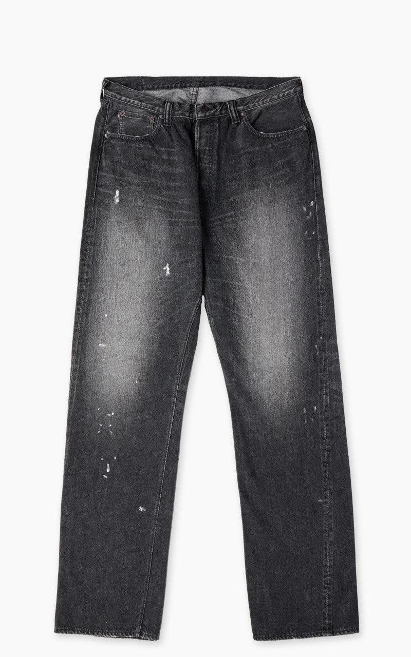 FULLCOUNT 0105BKHW WIDE SELVEDGE DENIM DARTFORD BLACK - 1