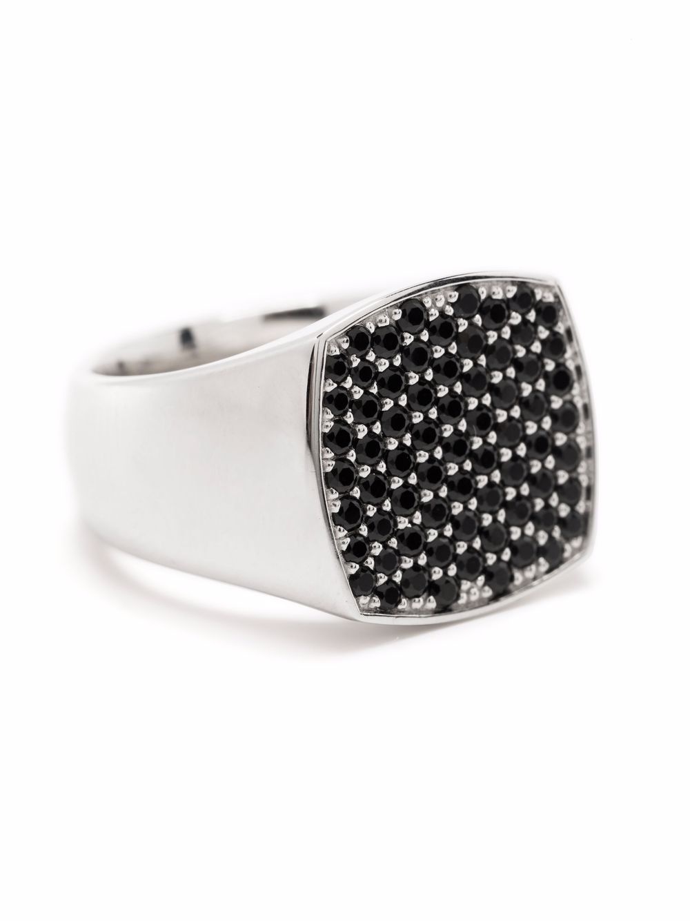 Cushion spinel-embellished signet ring - 3