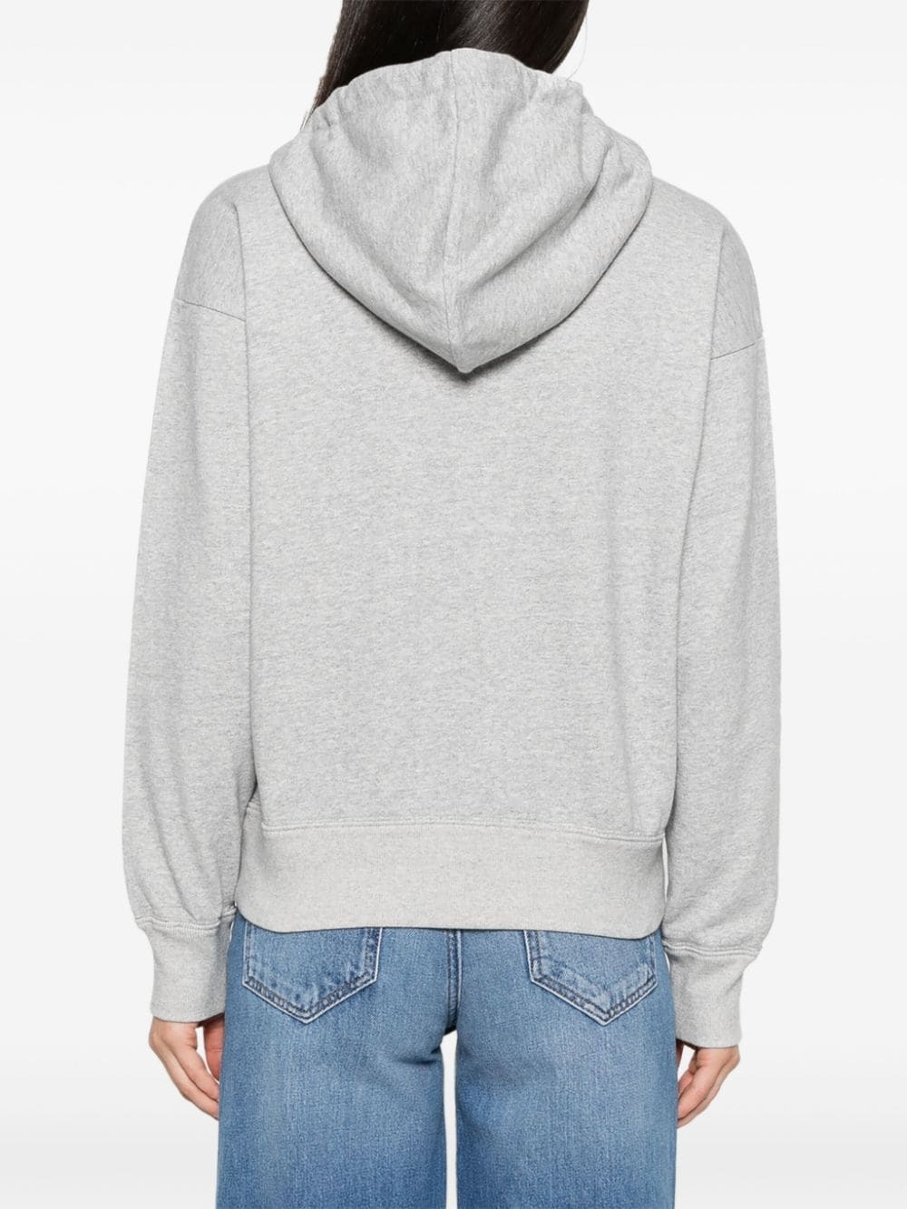 Sylla embroidered-logo hoodie - 4