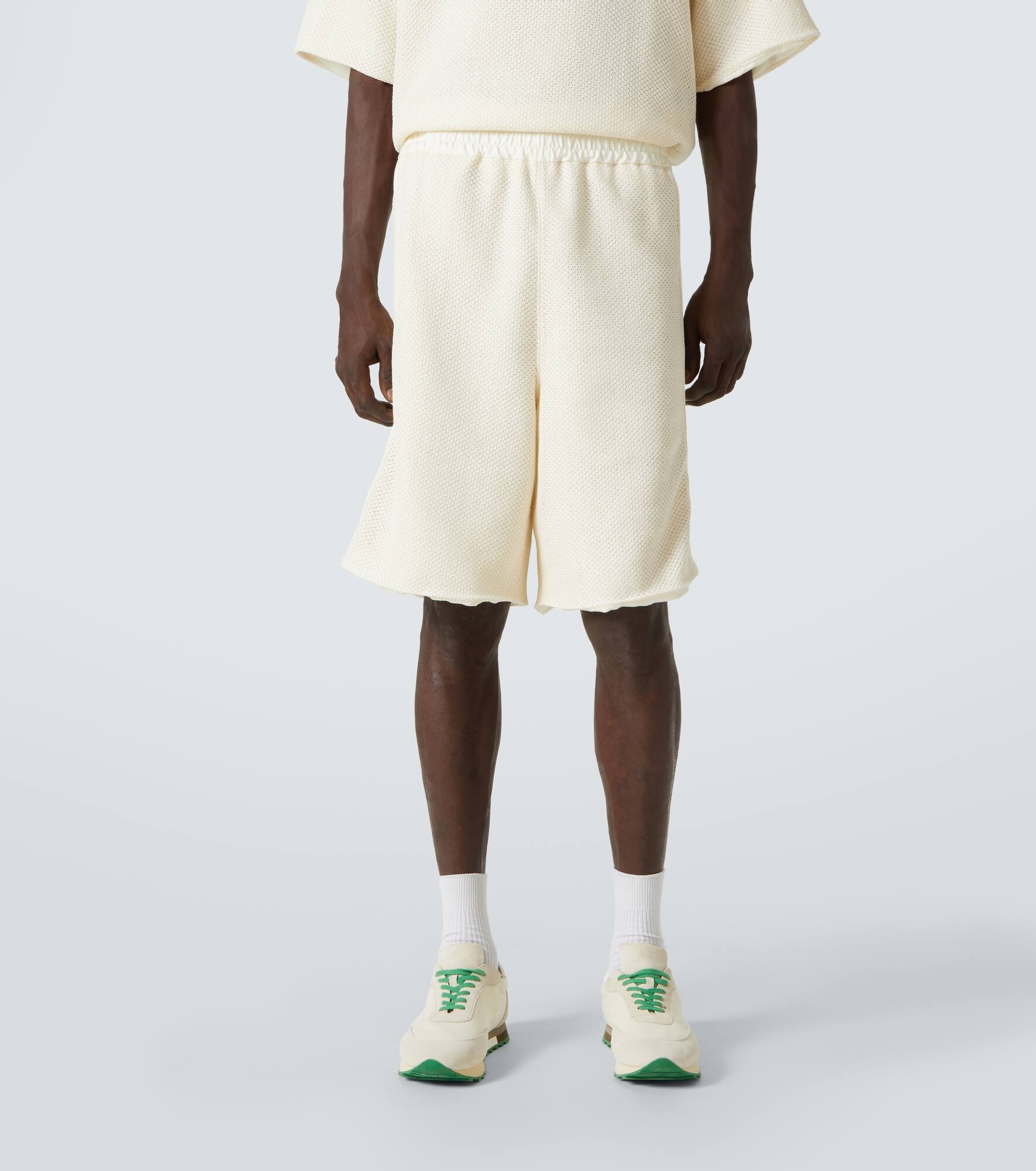 Cotton-blend shorts - 3