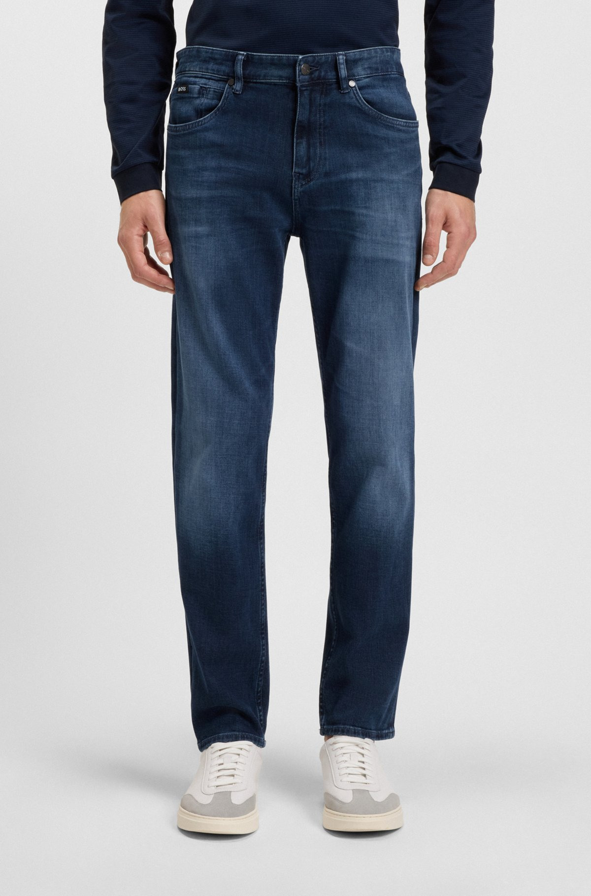 MAINE REGULAR-FIT JEANS IN BLUE SOFT-TOUCH DENIM - 2