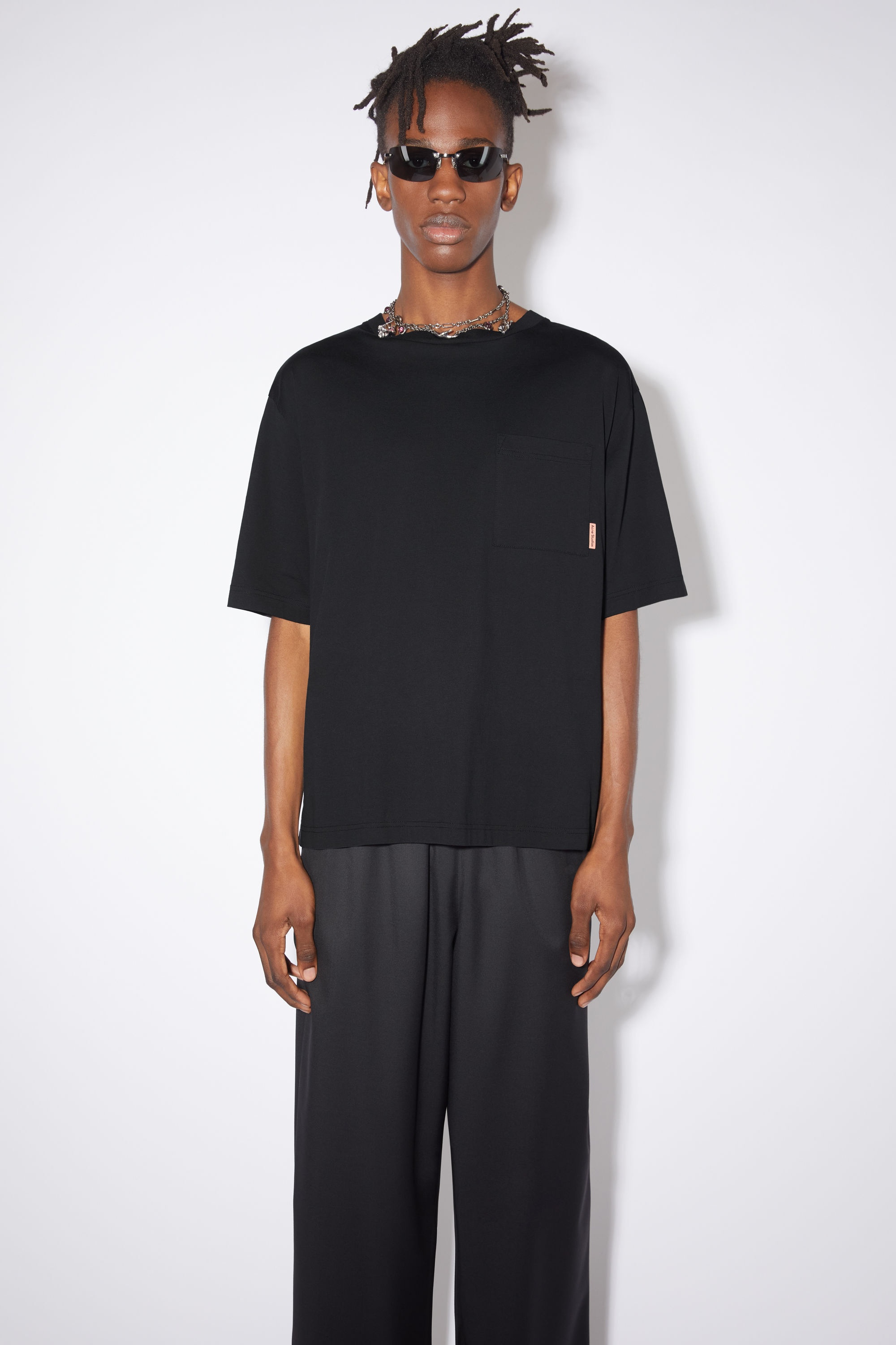 Crew neck t-shirt - Black - 2