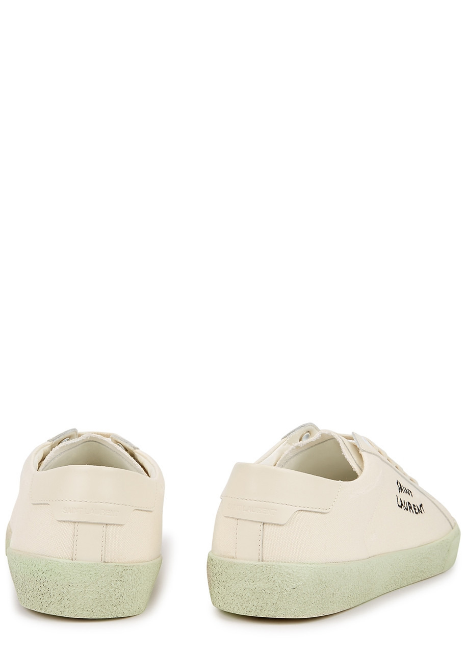 Saint Laurent Logo Canvas Sneakers - 3